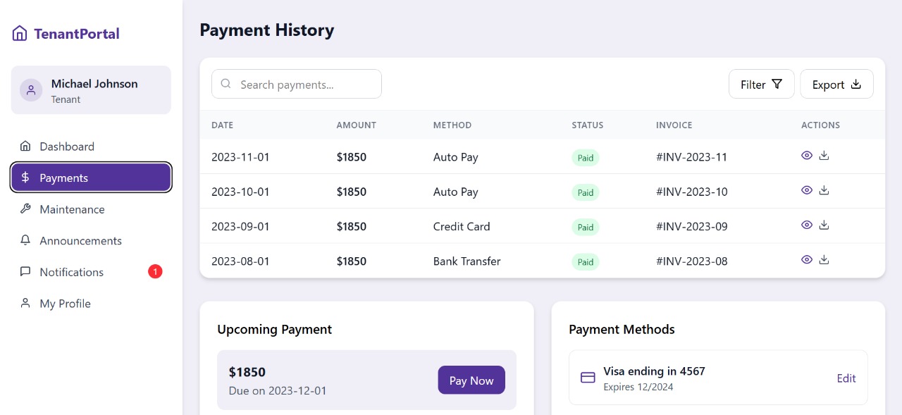 Enterprise Dashboard
